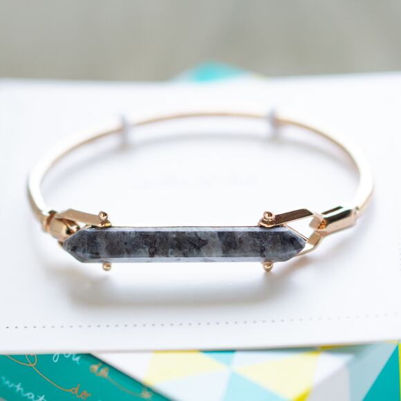 Stella & Dot Stone Rebel Bracelet Rose Gold - Picture 6 of 6